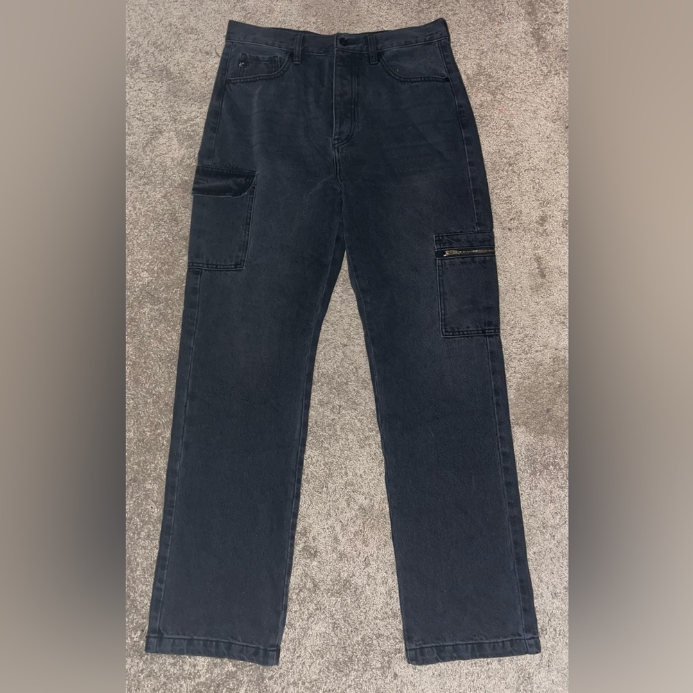 Black Rancan Cargo Jeans! Never Worn!